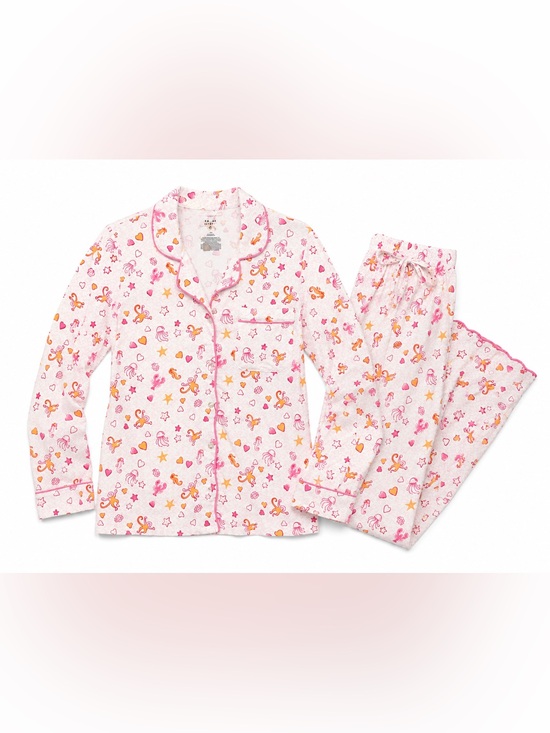 Roller Rabbit Other - Roller Rabbit xTarget Women’s Pajamas
Pink Ocean/Sea Life| Button Down Front XS